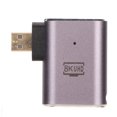 thumbnail image 2 of D Shaped Converter, Gold Plated Port Extension Adapter 8K Resolution 32 Streaming Channels Supported Aluminum Alloy  For Laptop, 2 of 8