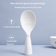 thumbnail image 3 of KQJQS Standable Nonstick Rice Scoop with Smile Face Design, Cute Plastic Serving Spoon for Rice Cooker, Kitchen Tool, 3 of 7