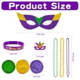 thumbnail image 3 of Juego de accesorios para Mardi Gras MgParty, 216 unidades, máscaras y cuentas, 3 of 7