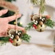 thumbnail image 4 of Campanas navideñas, adornos de piña de metal, adornos festivos para el árbol, campanas colgantes doradas para la decoración navideña del hogar.,Vsgery, 4 of 8