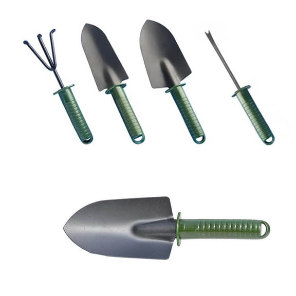 4Pcs Gardening Tools Set Kids Mini Gardening Shovel Small Garden Rake and Hand Trowel Mini Indoor Garden Tools for House Plants