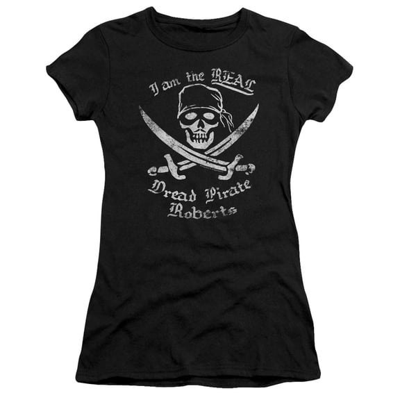 Princess Bride The Real Dpr Junior Women's T-Shirt Sheer Black