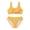 Yellow, variant on Vedolay Swimsuit for Girls Summer Toddler Girl 2 Piece Swimsuit Sport Solid High Waist Bikini Set Swimwear Bathing Suit Swimming Suit Kids Girl,Yellow 6-7 Years