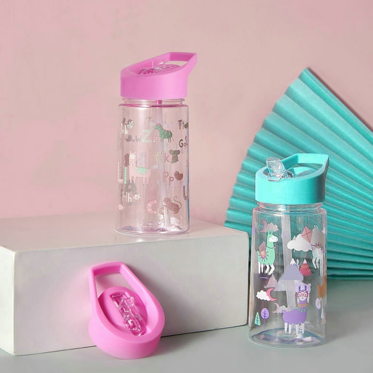 Spill Proof Glass Water Bottle With Sippy Top 32 Oz Glass Water Bottle With  Straw Lid,