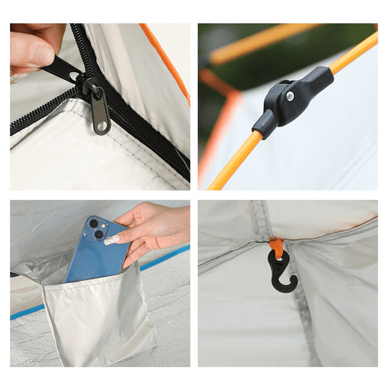 Waterproof Camping Dome Tent Automatic Pop Up Quick Shelter Outdoor Hiking，All-Weather Outdoor Tent，Suitable for 2-3 people