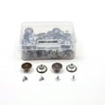 thumbnail image 3 of ifundom 120Pcs Metal Snap Buttons Replacement Kit for Jeans Sewing Accessories Practical Repair Set, 3 of 6