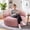 Chevron Pink, variant on Fulsmile Giant Bean Bag Chair for Adults, Memory Foam Filled Large Beanbag Chair,Plush Brown Oversize