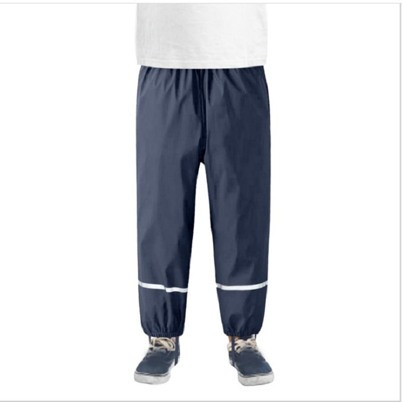 Boys Rain Pants Trousers Waterproof Kids Outdoor Clothes Children Snow