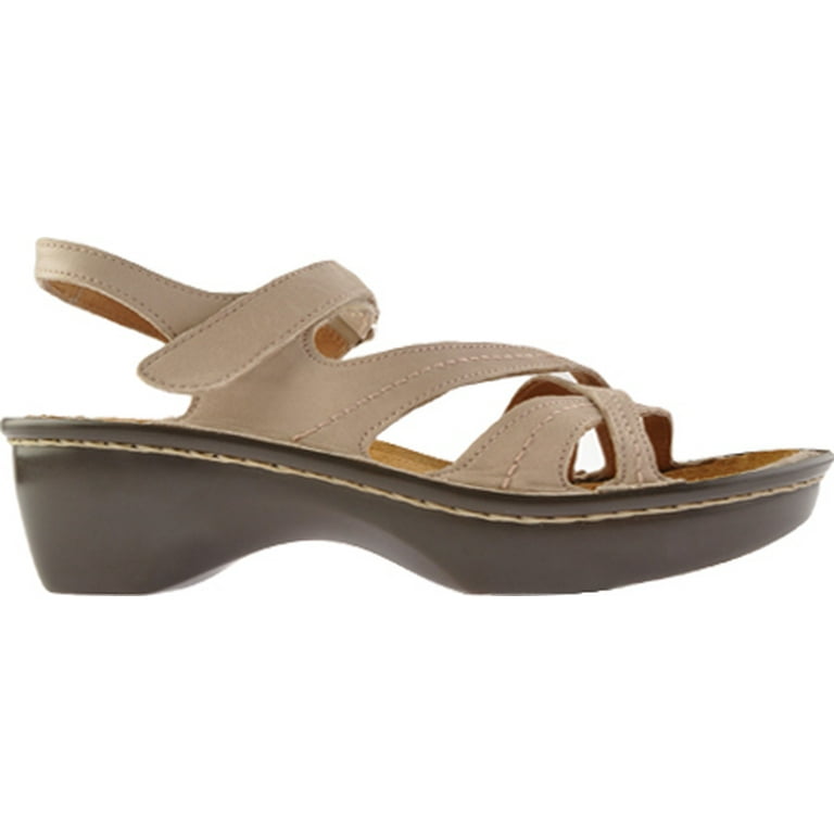 Women s Naot Paris Sandal Linen Leather 37 M Walmart