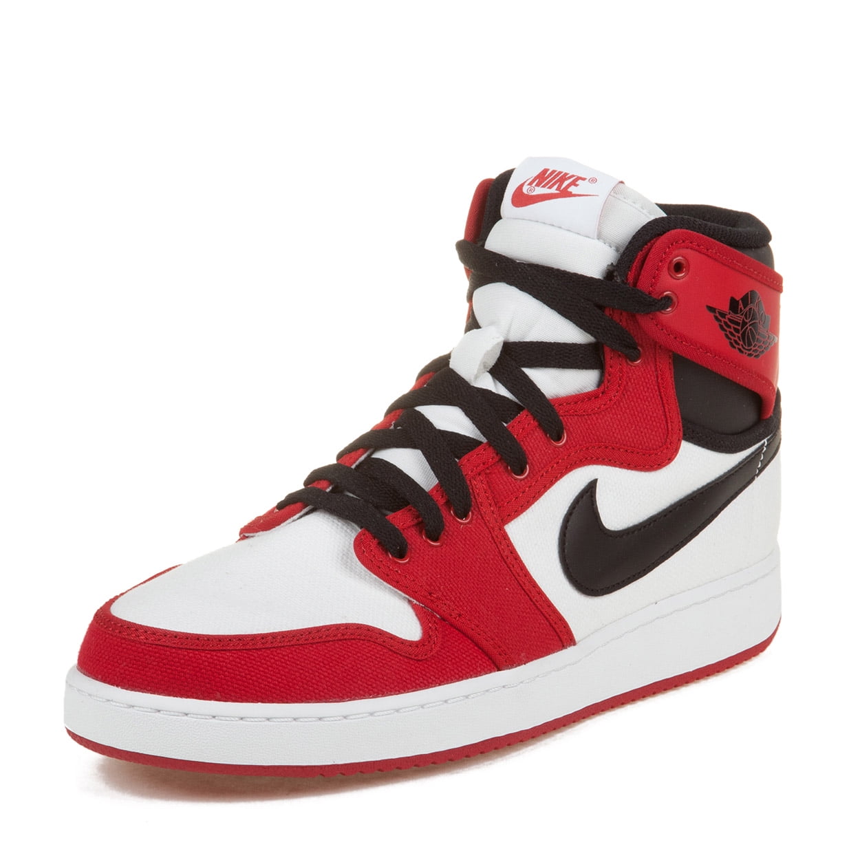 Nike Mens AJ1 KO High OG White/Black-Gym Red 638471-101 - Walmart.com