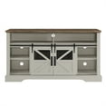 thumbnail image 3 of Glavbiku 60" Electric Fireplace Entertainment Center With Door Sensor,White, 3 of 12