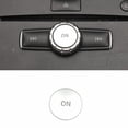 thumbnail image 4 of 2X Car Console Volume Multimedia Switch Button Cover Trim for W204 C180 E260 ML350 GLK200 Interior Accessories, 4 of 6