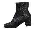 thumbnail image 3 of Fashionable Women's Ankle Boots with Sequin Embellishment and Heel for Stylish Occasions, 3 of 8