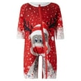 Christmas Pajamas Set Matching Christmas Pjs Set Holiday Pajamas for Women Reindeer Sleepwear