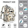 thumbnail image 6 of Birthday gift chicken backpack, roomy backpack with colorful hen prints, practical backpack for school, 6 of 6