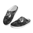 thumbnail image 2 of Picia Geometric Bull Design for Women's Lamb-hug Comfy Fleece House Slippers Memory Foam, Slip-on House Shoes Indoor Outdoor-35/36, 2 of 7