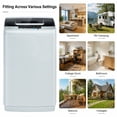 thumbnail image 7 of Costway Portable Full-Automatic Laundry Washing Machine 8.5 lbs Spin Washer W/ Drain Pump, 7 of 7