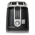BLACK+DECKER 2Slice Extra Wide Slot Toaster, Black