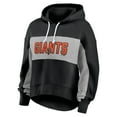thumbnail image 2 of Women's Fanatics Black San Francisco Giants Filled Stat Sheet Pullover Hoodie, 2 of 7