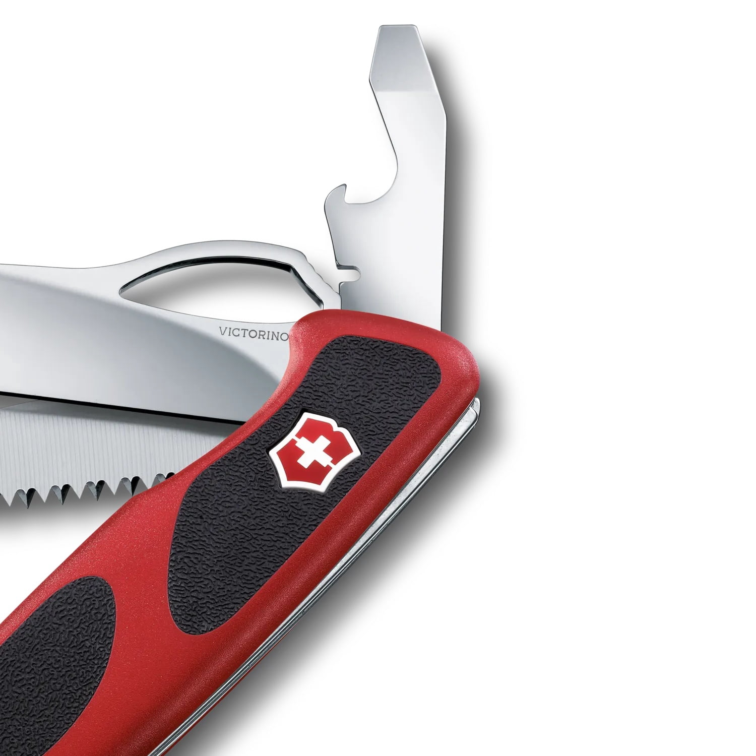 Victorinox Ranger 78 M Swiss Army Knife 12 Function Swiss Made Pocket Knife With Large Blade, Philips Screwdriver and Bottle Opener - Red/Black