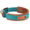 thumbnail image 2 of Pet Artist Soft Webbing Dog Collar Plush Padded Brass Buckle Adjustable for Small Large Pet, 2 of 10