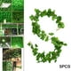 thumbnail image 5 of Guirnalda de hojas de hiedra artificiales colgantes de plantas verdes para jardín interior y exterior 5 piezas de vid de sandía, 5 of 9