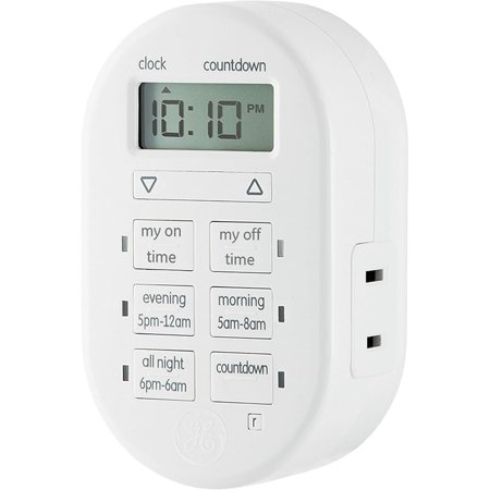 myTouchSmart Indoor Digital Timer, 1-Outlet Polarized (2-Prong) Plug-In, 26892