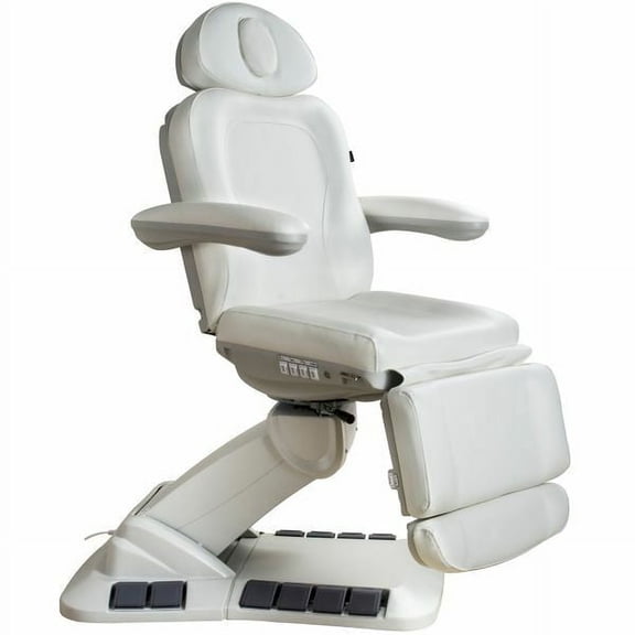 Silver Fox Medi Spa and Procedure Chair w Rotation - 2246EBM Medical (White)