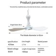 thumbnail image 1 of Camping fan, portable mini ceiling fan 1.5m extension cord, 1 of 5