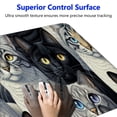 thumbnail image 3 of nygtbtfer Cats Galore Mouse Pad, Square Anti-Slip Rubber Mousepad, Premium-Textured Mouse Mat, Cute Office Mouse Pads for Women Men Computer Laptop, 3 of 6
