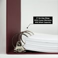 thumbnail image 2 of Carstens 3-Inch Heavy Duty 3-Ring Binder - Top Opening, Wine, 2 of 5
