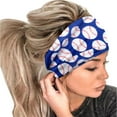 thumbnail image 4 of Nnhblu Womens Headbands Sales Clearance Boho Headbands for Women Women Fashion Ball Print Elastic Headband,1PC Head Wrap Hair Band Bandana Headband Blue, 4 of 4