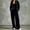Black, variant on Women's 2 Piece Velour Tracksuit Set Zip up Long Sleeve Hooded Jacket and Wide Leg Pants Fall Winter Solid Velvet Casual Outfit for Daily Walking and Leisure Wear S-5XL Black