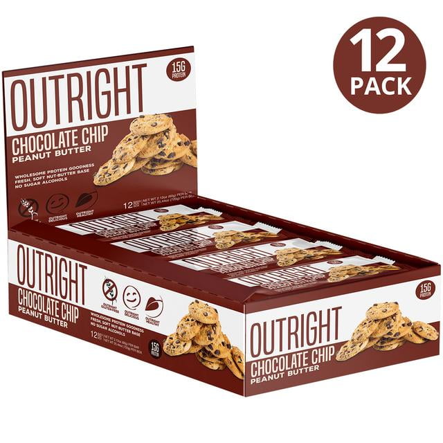 Outright Bar Chocolate Chip Peanut Butter 12 Pack