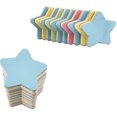 thumbnail image 2 of Sticky Notes Star Shaped - 10 Pads 76x76mm Self Stick Post Memo Cute Mixed Color, 2 of 5