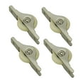 thumbnail image 2 of simhoa 4 Pieces Window Pulley Spare Parts Iron Sliding Door Wheels Kitchen Fittings small white, 2 of 8