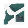 thumbnail image 3 of CORBATA CHIC para Hombres, Color Sólido, Corbatas Texturizadas Clásicas para Bodas Formales, Talla Única, Verde Oscuro, 3 of 4