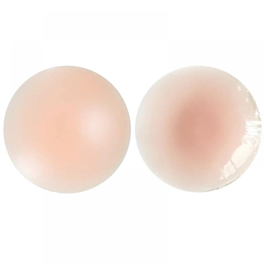 FJYQOP Silicone Nipple Covers Women's Reusable Adhesive Invisible Nippleless Covers Women's Apparel Accessories Caramel 5 Pairs 