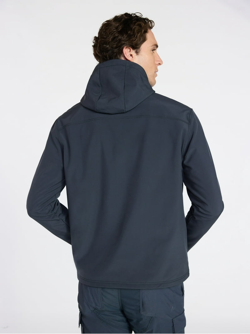 Ozark Trail Men's & Big Men's Softshell Jacket with Hood, Sizes S