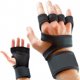 thumbnail image 3 of Toystoory Guantes de entrenamiento de tela para gimnasio, protectores de manos, muñecas y palmas, 1 par de guantes deportivos de medio dedo. Gimnasios en casa l, 3 of 6