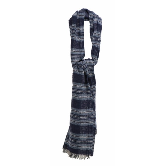 Gierremilano Men's Blue / Grey Fatto Bene Scarf Scarves & Wrap - One Size