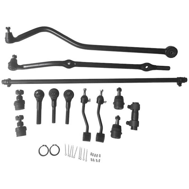 Front Ball Joints Tie Rods Sway Bar Link Kit - Compatible with 1997 - 2006 Jeep  Wrangler 1998 1999 2000 2001 2002 2003 2004 2005 