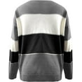 thumbnail image 3 of ORUYROP Pull à Rayures Colorées Col Rond Manches Longues Cardigan Tricoté pour Femmes, 3 of 5