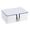 White, variant on Yesbay Jewelry Box Multiple Compartments Detachable Divider Fashion Women Ring Necklace Display Organizer Case Household Supplies