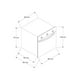 thumbnail image 2 of Horno de gas de 60 cm (24 pulgadas) Whirlpool  WOA105F para empotrar en acero inoxidable negro y puerta triple cristal acabado espejo, 2 of 3