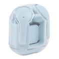 thumbnail image 1 of Earbuds, Long Battery Life Noise Canceling Blue Lightweight  Headphones With Clear Charging Case For Phone For Running, 1 of 8