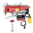 thumbnail image 3 of Red Alloy Vertical Electric Lifting Hoist IP40, 440/880LBS Load Capacity for Garage Renovation Cargo Engine Boat Repair, 3 of 18