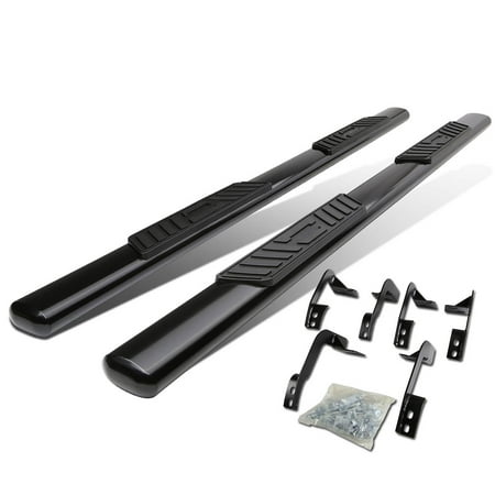 For 09-15 Dodge Ram DS/DJ Quad Cab 5" Oval Side Step Nerf Bar Running Board (Black) 10 11 12 13 14
