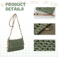 thumbnail image 4 of LHSHID Straw Clutch Purse for Women Envelope Wallet Straw Crossbody Shoulder Handbags Summer Beach Woven Bag, 4 of 6