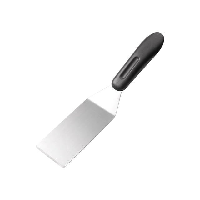 Stainless Steel Pancake Frying Shovel, Multi-Functional Teppanyaki Beef Chopper, Heavy Duty Japanese Cooking Spatula with Ergonomic Grip, Easy to Clean, Perfect for Steak and Cakes